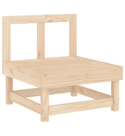 Salon de jardin 7 pcs Bois de pin massif