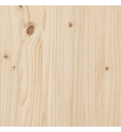 Salon de jardin 7 pcs Bois de pin massif
