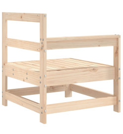 Canapés d'angle de jardin 2 pcs bois de pin massif
