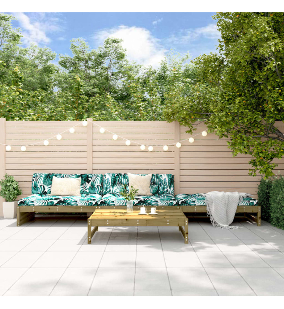 Salon de jardin 4 pcs bois de pin imprégné Salon de jardin 4 pcs bois de pin imprégné