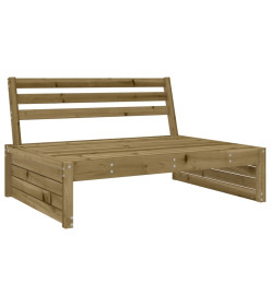 Salon de jardin 4 pcs bois de pin imprégné