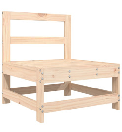 Salon de jardin 7 pcs Bois de pin massif