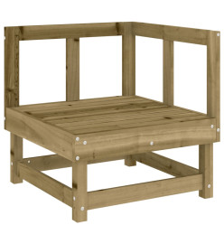 Salon de jardin 5 pcs bois de pin imprégné