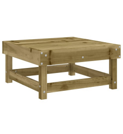 Salon de jardin 6 pcs bois de pin imprégné