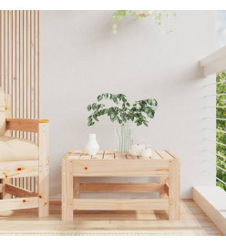 Repose-pied de jardin bois de pin massif