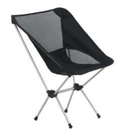 Chaises de camping pliables et sac 2 pcs 54x50x65 cm Aluminium