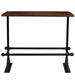 Table de bar Bois massif de récupération Marron 150x70x107 cm