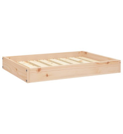 Lit pour chien 71,5x54x9 cm Bois de pin solide