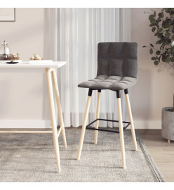 Tabouret de bar Gris clair Tissu
