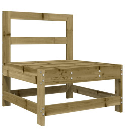 Salon de jardin 8 pcs bois de pin imprégné