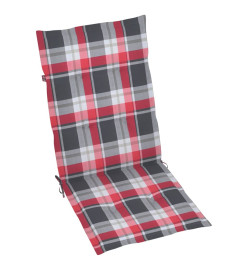 Chaises inclinables de jardin avec coussins 8 pcs Gris Acacia