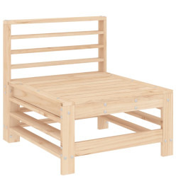 Salon de jardin 5 pcs bois massif de pin