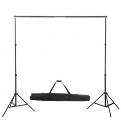 Kit de studio photo avec éclairage toile de fond et réflecteur