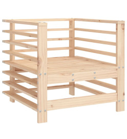 Salon de jardin 7 pcs Bois de pin massif