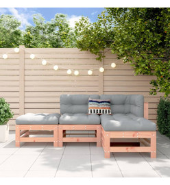 Salon de jardin 4 pcs bois massif douglas