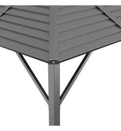 Belvédère avec toit 3x3 m Anthracite