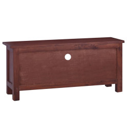 Meuble TV Marron classique 100x30x45 cm Bois d'acajou massif