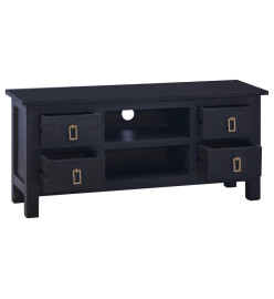 Meuble TV Café noir clair 100x30x45 cm Bois d'acajou massif