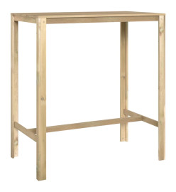 Meubles de bar de jardin 5 pcs Bois de pin imprégné