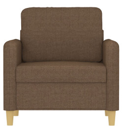 Fauteuil Marron 60 cm Tissu