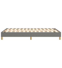Sommier à ressorts de lit Gris foncé 120x200 cm Tissu