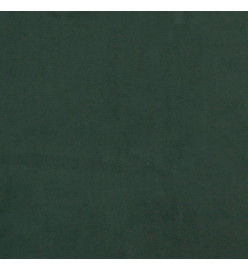 Cadre de lit Vert foncé 180x200 cm Velours