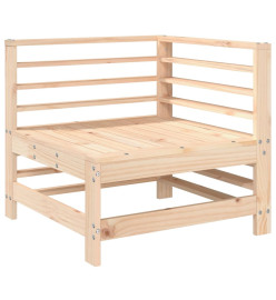 Canapés d'angle de jardin 2 pcs bois de pin massif
