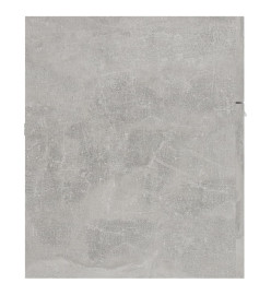Armoire d'évier Gris béton 100x38,5x46 cm Aggloméré