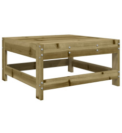 Salon de jardin 6 pcs bois de pin imprégné