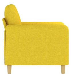 Fauteuil Jaune clair 60 cm Tissu