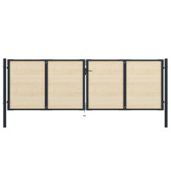 Lattes de clôture 64 pcs 89 cm bois massif d'épicéa