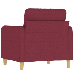 Fauteuil Rouge bordeaux 60 cm Tissu