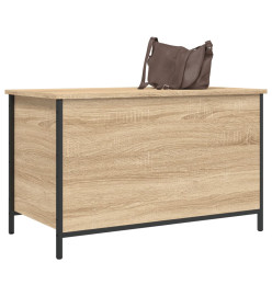 Banc de rangement chêne sonoma 80x42,5x50 cm bois d'ingénierie