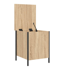 Banc de rangement chêne sonoma 40x42,5x50 cm bois d'ingénierie