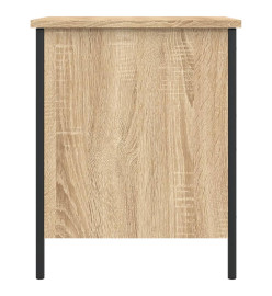 Banc de rangement chêne sonoma 40x42,5x50 cm bois d'ingénierie