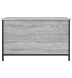 Banc de rangement sonoma gris 80x42,5x50 cm bois d'ingénierie