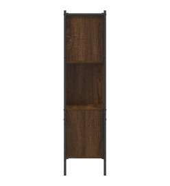 Bibliothèque chêne marron 72x28x109 cm bois d'ingénierie