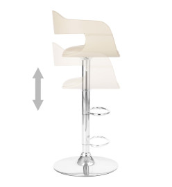 Tabouret de bar Blanc Similicuir