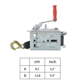 Treuil manuel avec sangle 1130 kg