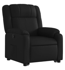 Fauteuil inclinable Noir Similicuir