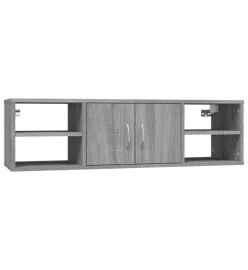 Étagère murale Sonoma gris 102x30x29 cm Bois ingénierie