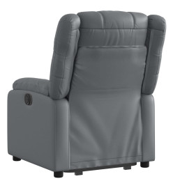 Fauteuil inclinable Gris Similicuir