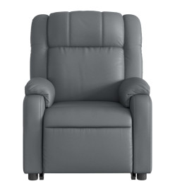 Fauteuil inclinable Gris Similicuir