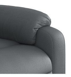 Fauteuil inclinable Gris Similicuir