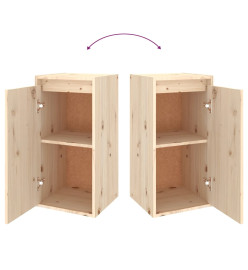 Meubles TV 2 pcs Bois massif de pin