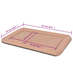 Matelas pour chiens Taille L Beige