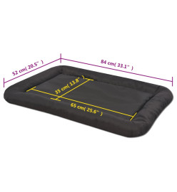 Matelas pour chiens Taille XL Noir