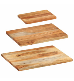 Ensemble de planches à découper support 3pcs bois massif acacia