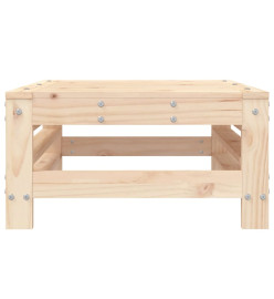 Repose-pied de jardin bois de pin massif