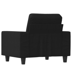 Fauteuil Noir 60 cm Tissu